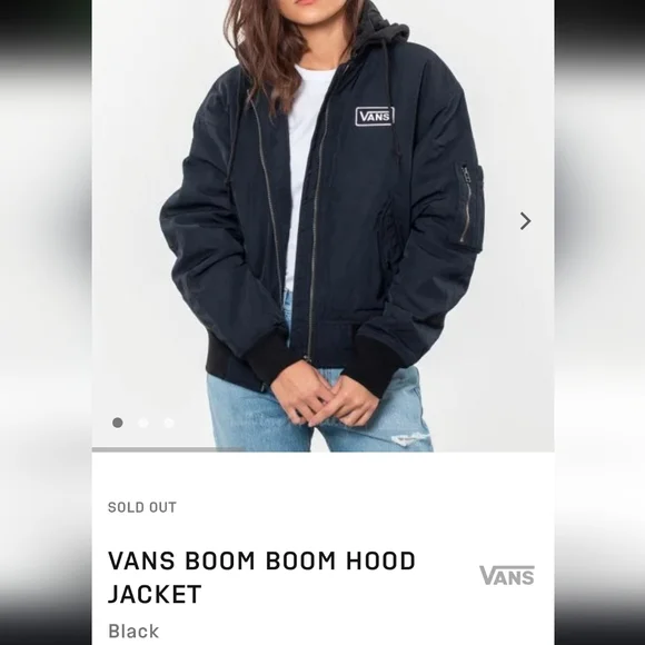 Vans "Boom Boom" Hooded Bomber Jacket, M - Picture 12 of 12